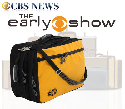 CBS The Early Show Spotlights Sky Train Convertible Backpack