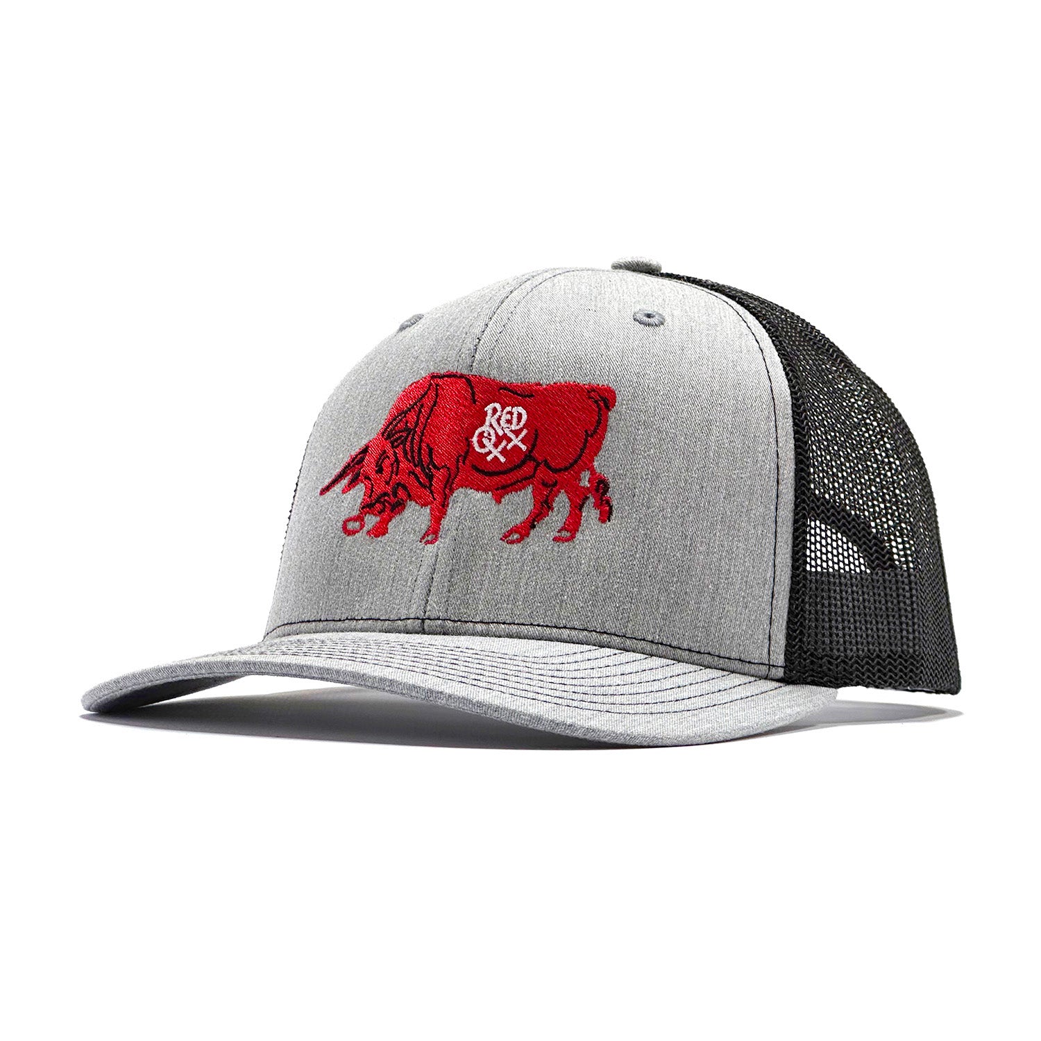 Red Oxx Bull Trucker Hat