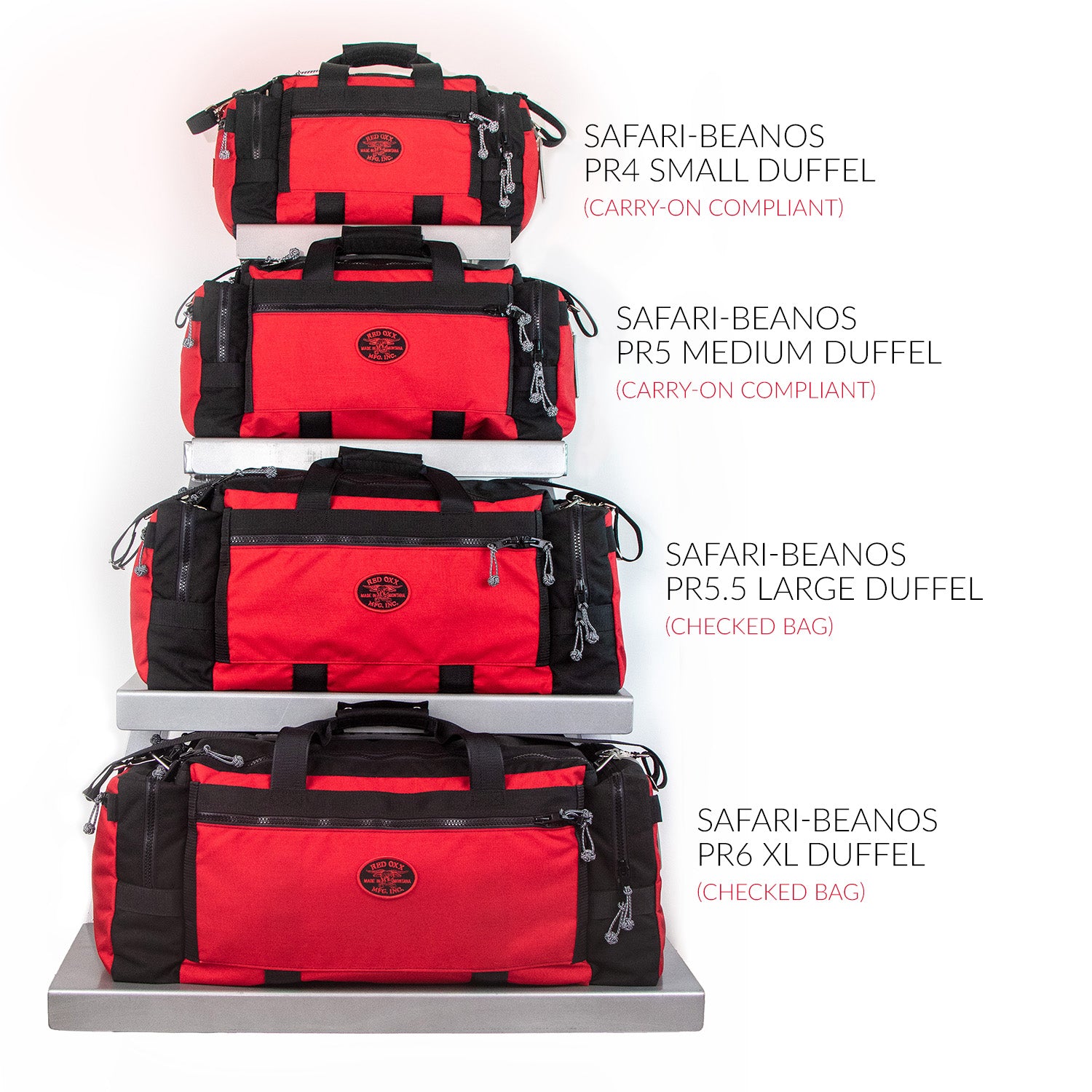 Red Oxx Mfg Safari Beanos PR4 Small Duffel Mariner