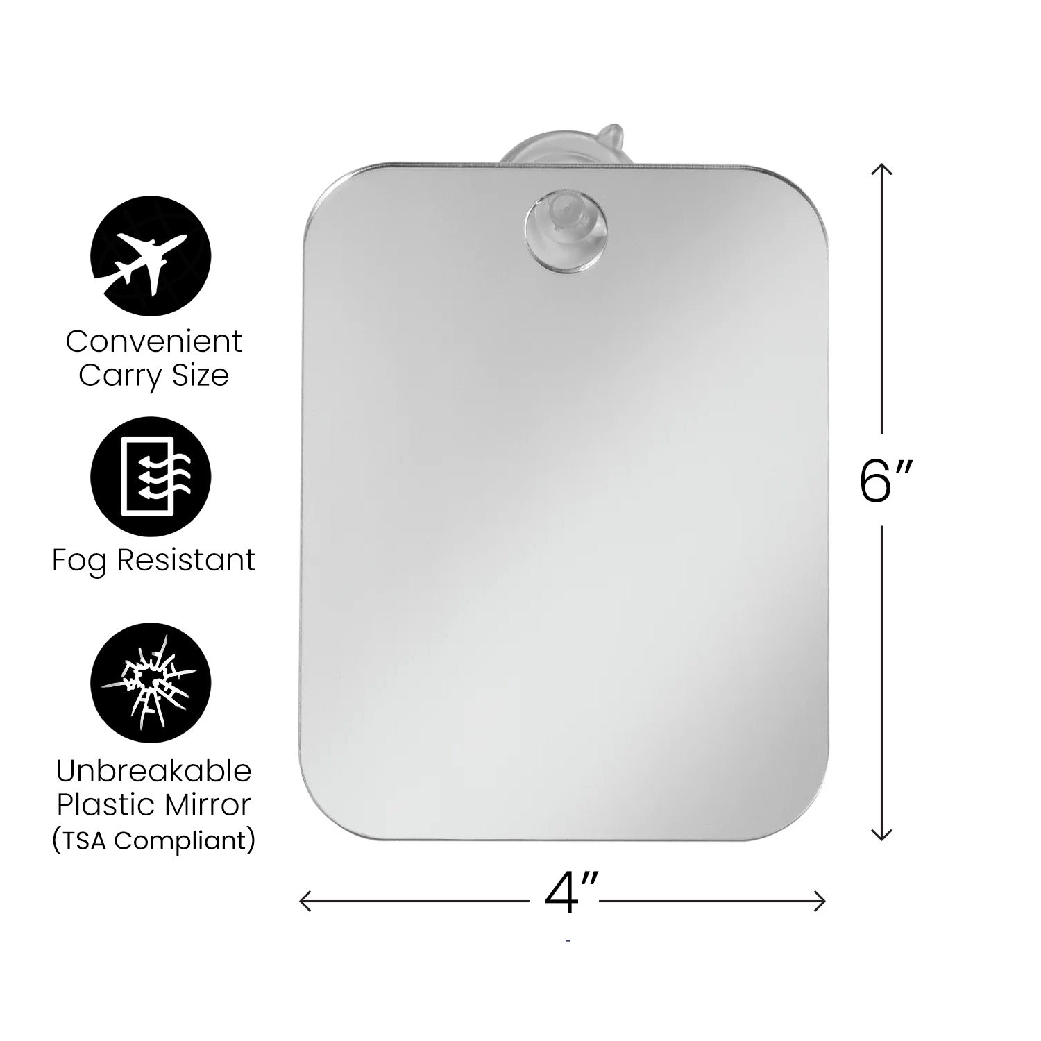 Travel Shower Mirror