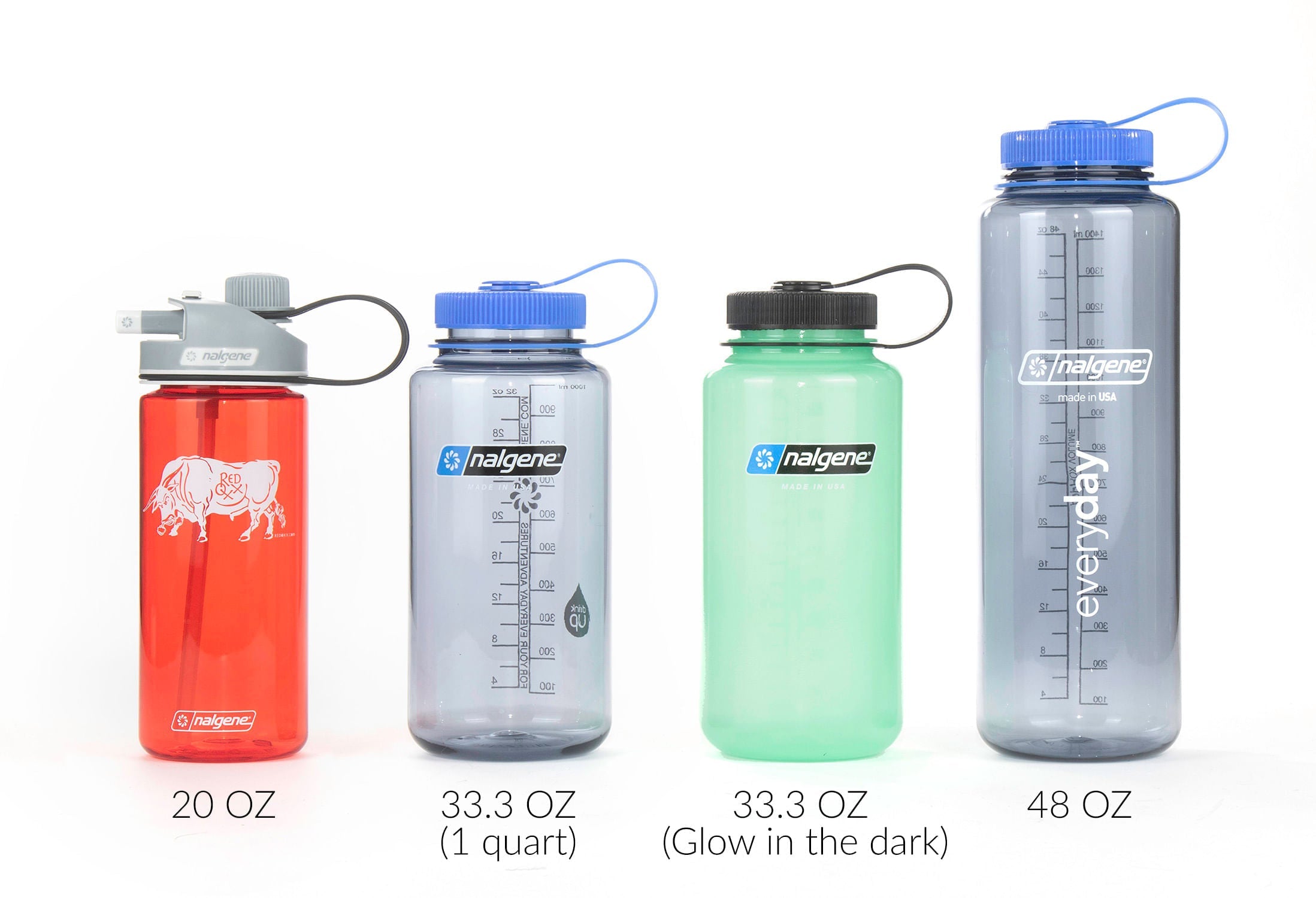 Wide Mouth Water Bottles, 32 oz